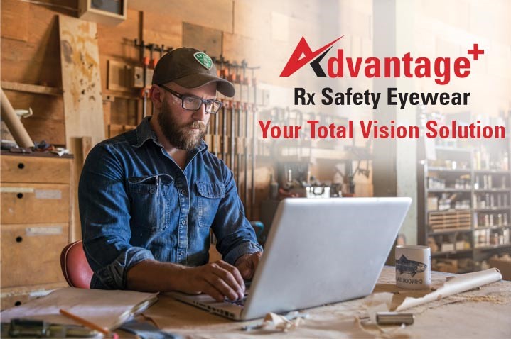 Advantage Plus Rx Safety Eyewear. Your Total Vision Solution