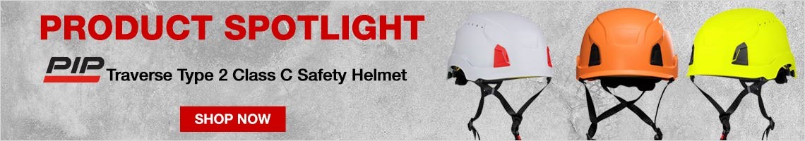 Product Spotlight. PIP Traverse Type 2 Class C Safety Helmet. Click here to shop now!