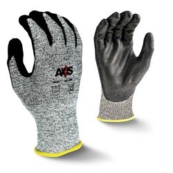 Radians Radians Axis™ Nitrile Palm Coated HPPE Level A4 Cut Resistant Gloves