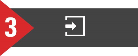 step three input arrow icon