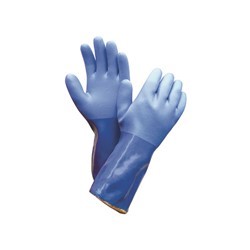 Honeywell PowerCoat® KV660 12" PVC Fully Coated Kevlar® Interlock Knit Lined Chemical & Level 2 Cut Resistant Gloves 12 Pair