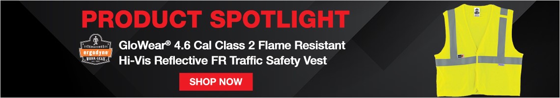 Ergodyne® GloWear® 4.6 Cal Class 2 Flame Resistant Hi-Vis Reflective FR Traffic Safety Vest