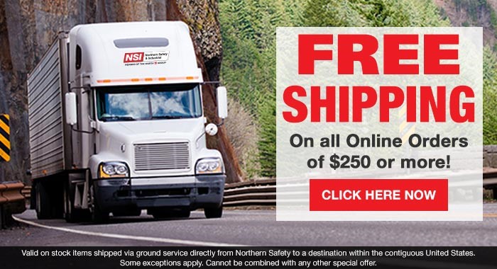 Free Shipping on all online orders of $250 or more