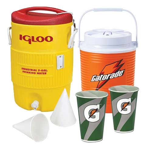 drink coolers and cups